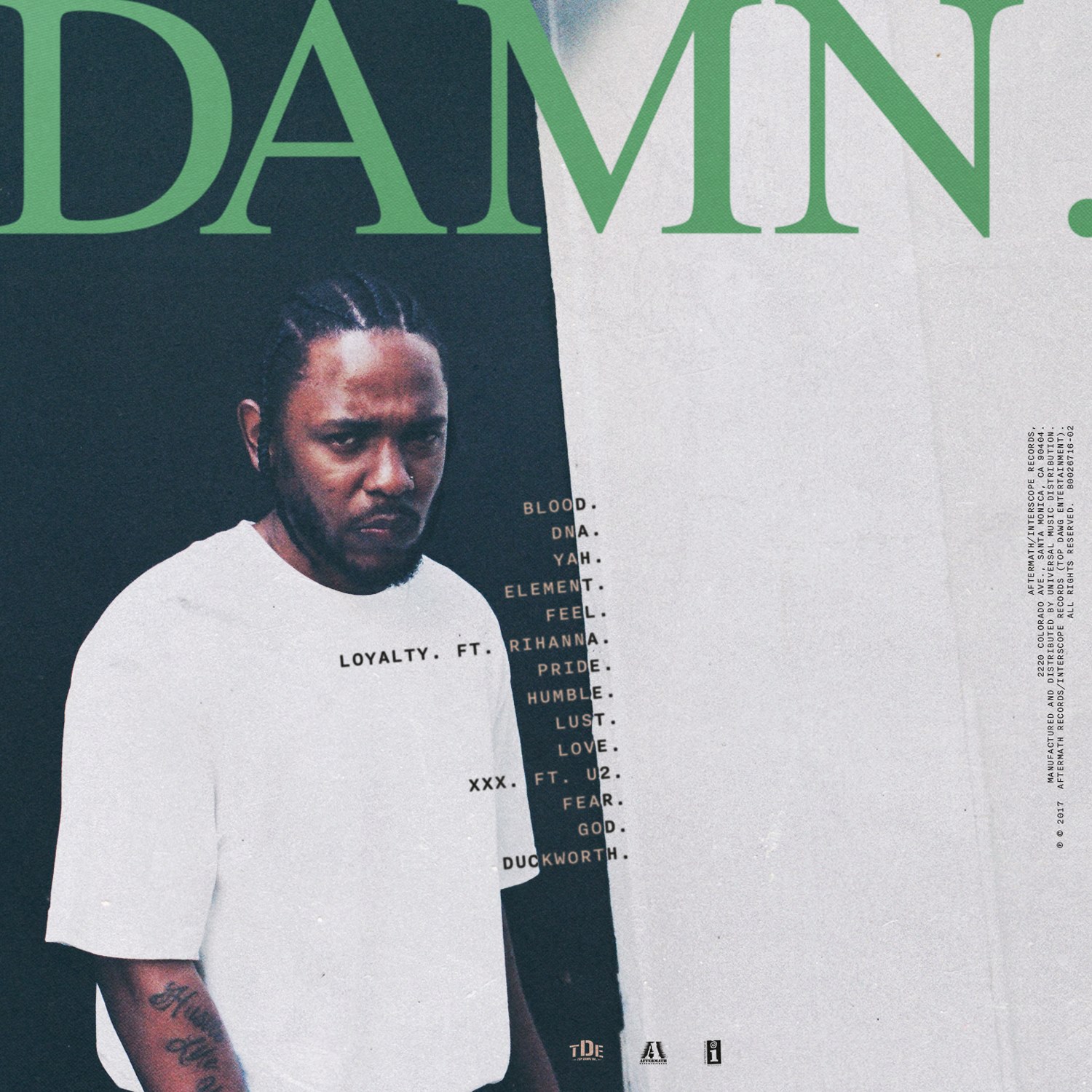 Kendrick Lamar just announced the name and tracklist of his new album