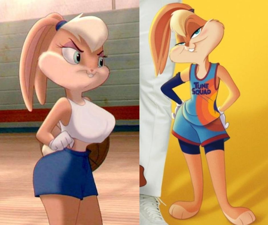 Lola Bunny before and after